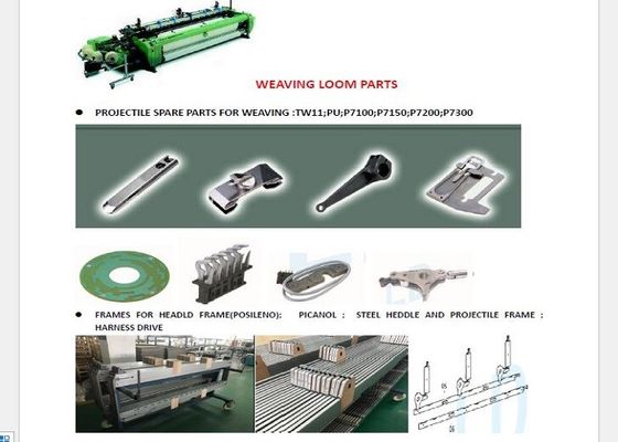 Bagian No 911316268 SL GUIDE RAIL PU Untuk Sulzer Weaving Loom PU Parts