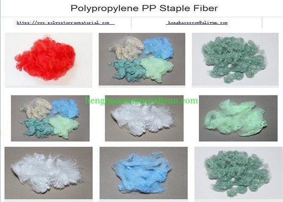1.5D 38mm Polypropylene Staple Fiber Spinning Gunakan