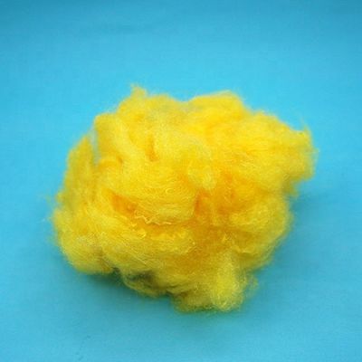 Serat Staple Polyester Perawan Datar Ringan 4.5D Penggunaan Tekstil Rumah