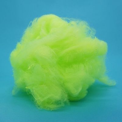 Serat Staple Polyester Perawan Datar Ringan 4.5D Penggunaan Tekstil Rumah