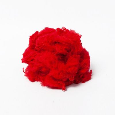 0.5D 51mm Polyester Synthetic Fiber Untuk Benang Spinning Premium Fluorescein