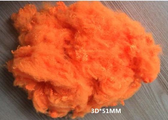 SGS Dope Dyed Polyester Synthetic Fiber 20D 65mm