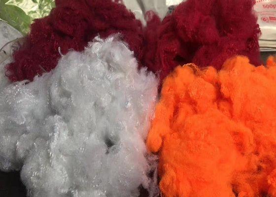 SGS Dope Dyed Polyester Synthetic Fiber 20D 65mm