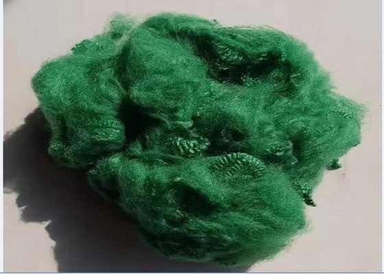 Serat Staple Poliester Daur Ulang PSF Dicelup ISO14001