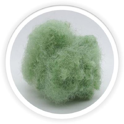 15D 32mm Dope Dyed Polyester Bahan Baku Untuk Panel Akustik
