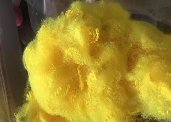 Serat Poliester Bahan Cerah Padat 20D 38mm Untuk Kain Non Woven