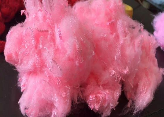 Serat Poliester Bahan Cerah Padat 20D 38mm Untuk Kain Non Woven
