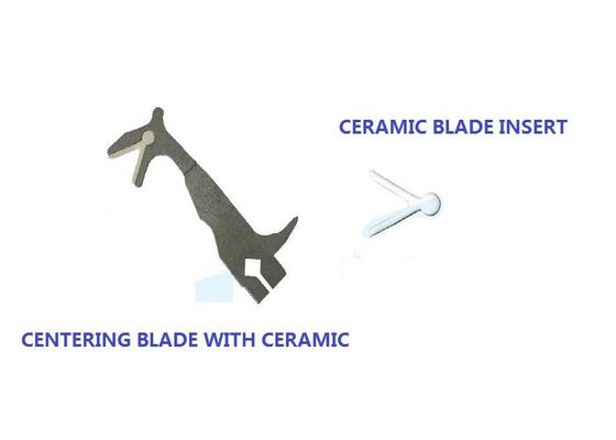 Memusatkan Suku Cadang Sulzer Blade Dengan Hartmetalinsert Tetap Tenun Halus