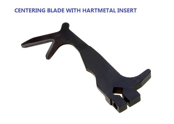 Memusatkan Suku Cadang Sulzer Blade Dengan Hartmetalinsert Tetap Tenun Halus
