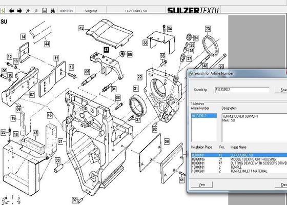 Sulzer Textile Sulzer Loom Spare Parts ISO 14001