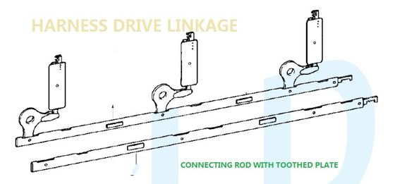 Untuk Heald Frame, Harness Drive Linkage Weaving Loom Spare Parts / Suku Cadang Pengganti Sulzer Loom, P7100, PU, ​​TW11 dll