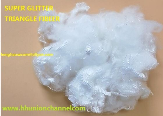 Segitiga Polyester Staple Fiber PSF Daur Ulang Untuk Akupunktur