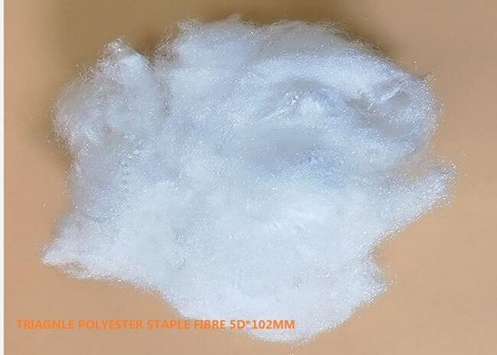 Segitiga Polyester Staple Fiber PSF Daur Ulang Untuk Akupunktur