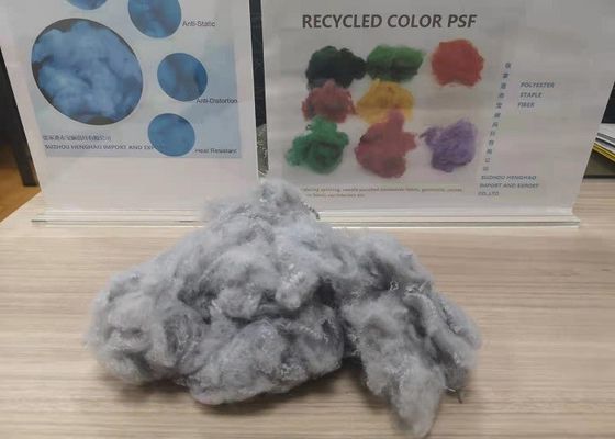 1.2D Sampai 20D Serat Poliester Daur Ulang 64mm Untuk Jarum Punched Nonwoven Fabric