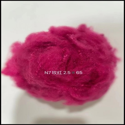 1.5dtex 65mm Serat Pokok Poliester Regenerasi Untuk Kain Bukan Tenunan