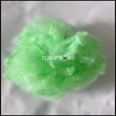 1.5dtex 65mm Serat Pokok Poliester Regenerasi Untuk Kain Bukan Tenunan